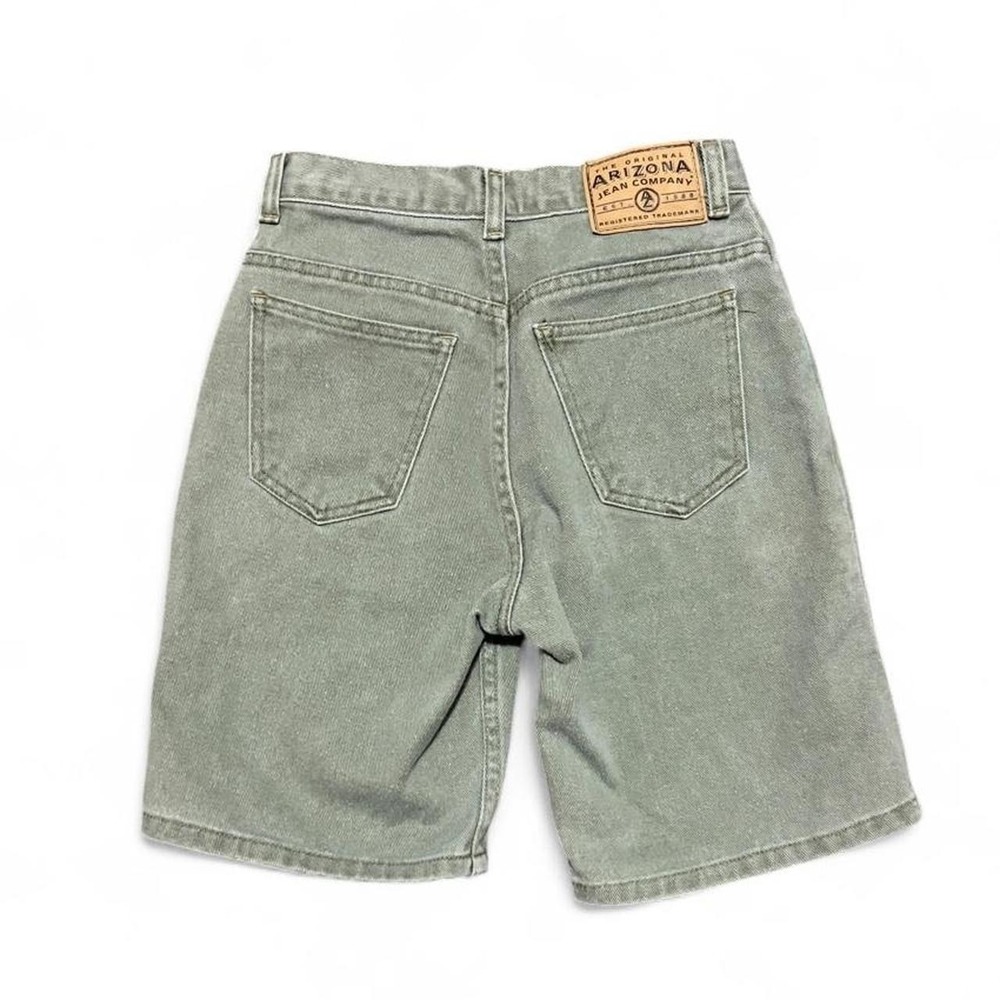 Vintage Y2K Arizona Jeans Green Denim Shorts Loose Relaxed High Waisted